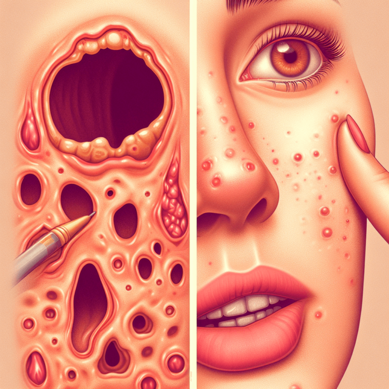 Clogged Pore vs. Pimple