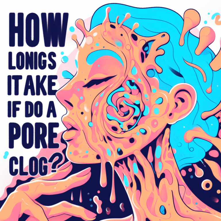 How Long Does it Take For a Pore To Clog?